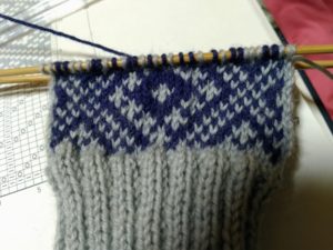 編み込み手袋